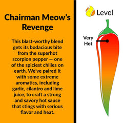 Fat Cat Chairman Meow's Revenge glazed meat with scorpion heat