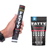 FATTY Honey BBQ meat sticks, outer front view, ready-to-eat protein for on-the-go workouts