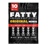 FATTY mini meat sticks original 1oz pack for on-the-go protein