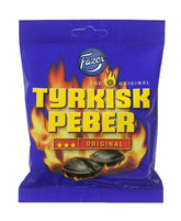Fazer Tyrkisk Peber Original bag with salty licorice bite for bold flavor fans.