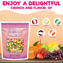FD Pantry Freeze-dried lime candy offers tart, refreshing flavor for quick treats.