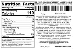 FD Pantry Wildberry flavors close-up highlights assorted taste options for quick cravings.