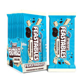 Feastables Cookies & Creme white chocolate bar king-size 10-count, ideal for sharing.