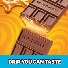 Feastables MrBeast king-size bars ready to share at event