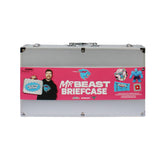 Feastables MrBeast collector briefcase exterior, ideal for gifting and storing the set