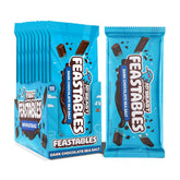 Feastables MrBeast dark chocolate sea salt bar king size, ideal for sharing.