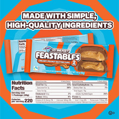 Feastables MrBeast Peanut Butter Cups close-up reveals milk chocolate shell and creamy peanut butter center.