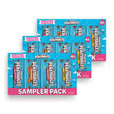 Feastables MrBeast sampler front pack displaying variety for sharing and gifting.