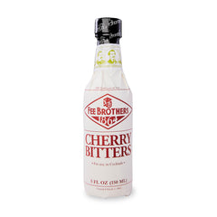 Fee Brothers Cherry Bitters bottle front view highlighting brand and aroma