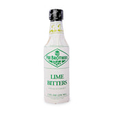 Fee Brothers Lime Cocktail Bitters bottle front showing lime aroma for cocktails