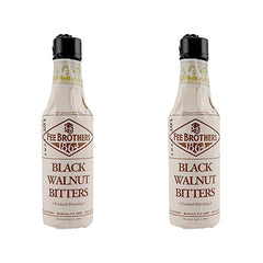 Fee Brothers Black Walnut Cocktail Bitters bottle enhances old-fashioned and signature cocktails
