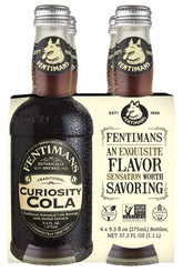 Fentimans Sparkling Curiosity Cola bottle—botanical brewing for a rich, all-natural flavor.
