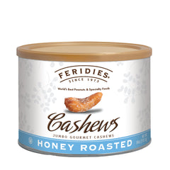 FERIDIES cashews gift tin with cashews, ideal holiday gift.