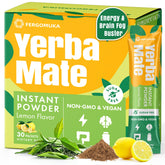 Fergomuka Yerba Mate 4000mg box showing 30 packets for clean energy and focus.