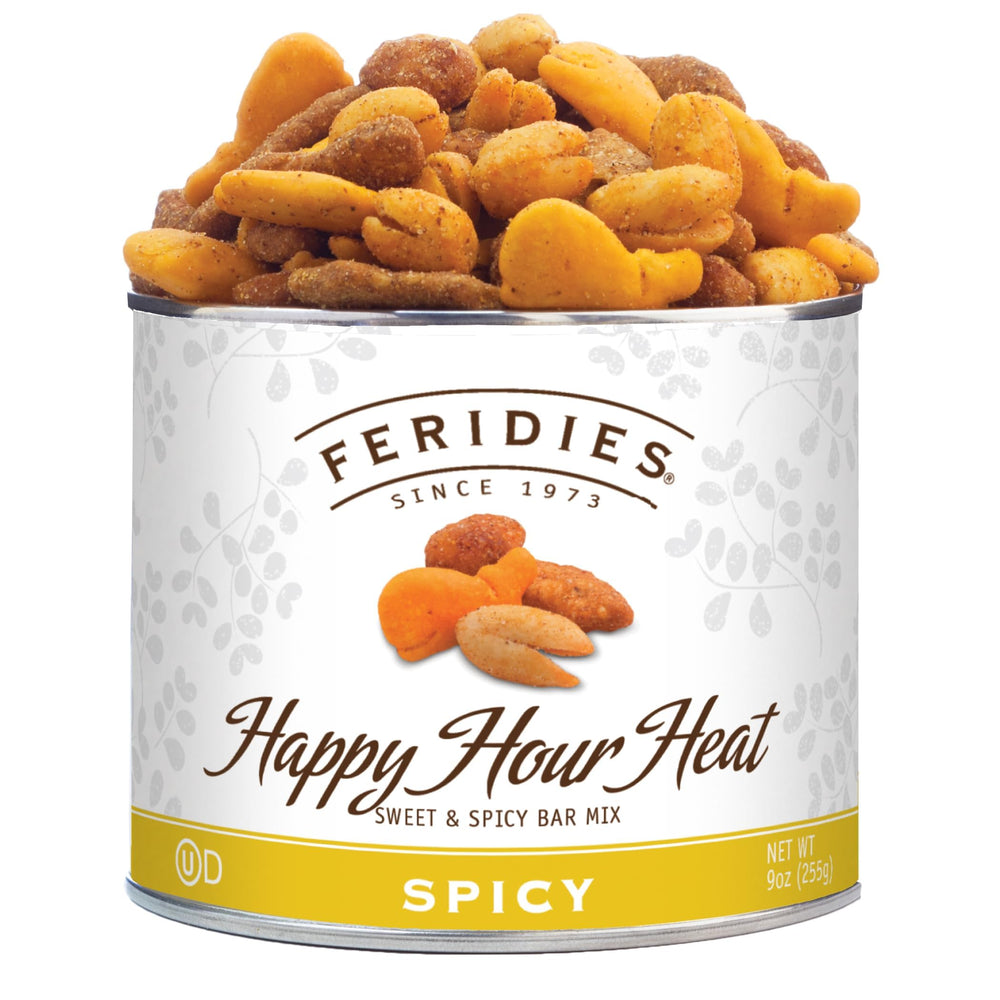 FERIDIES Happy Hour Heat Can front view; ideal for bold snacking
