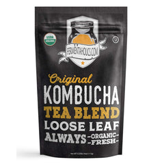 Fermentaholics loose-leaf kombucha tea blend for home fermentation adventures