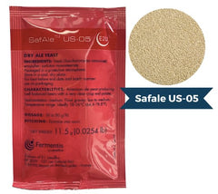 Fermentis US-05 yeast in action: crisp end palate and predictable fermentation at 59–75 F