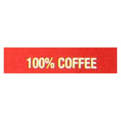 Ferrara Espresso Instant Coffee back view—portable 2 oz set ideal for travel.