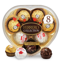 Ferrero Collection heart box full view—premium gift for Valentine’s Day
