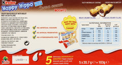 Ferrero Kinder Hippo Cocoa Bar foil packaging highlighted for premium chocolate.
