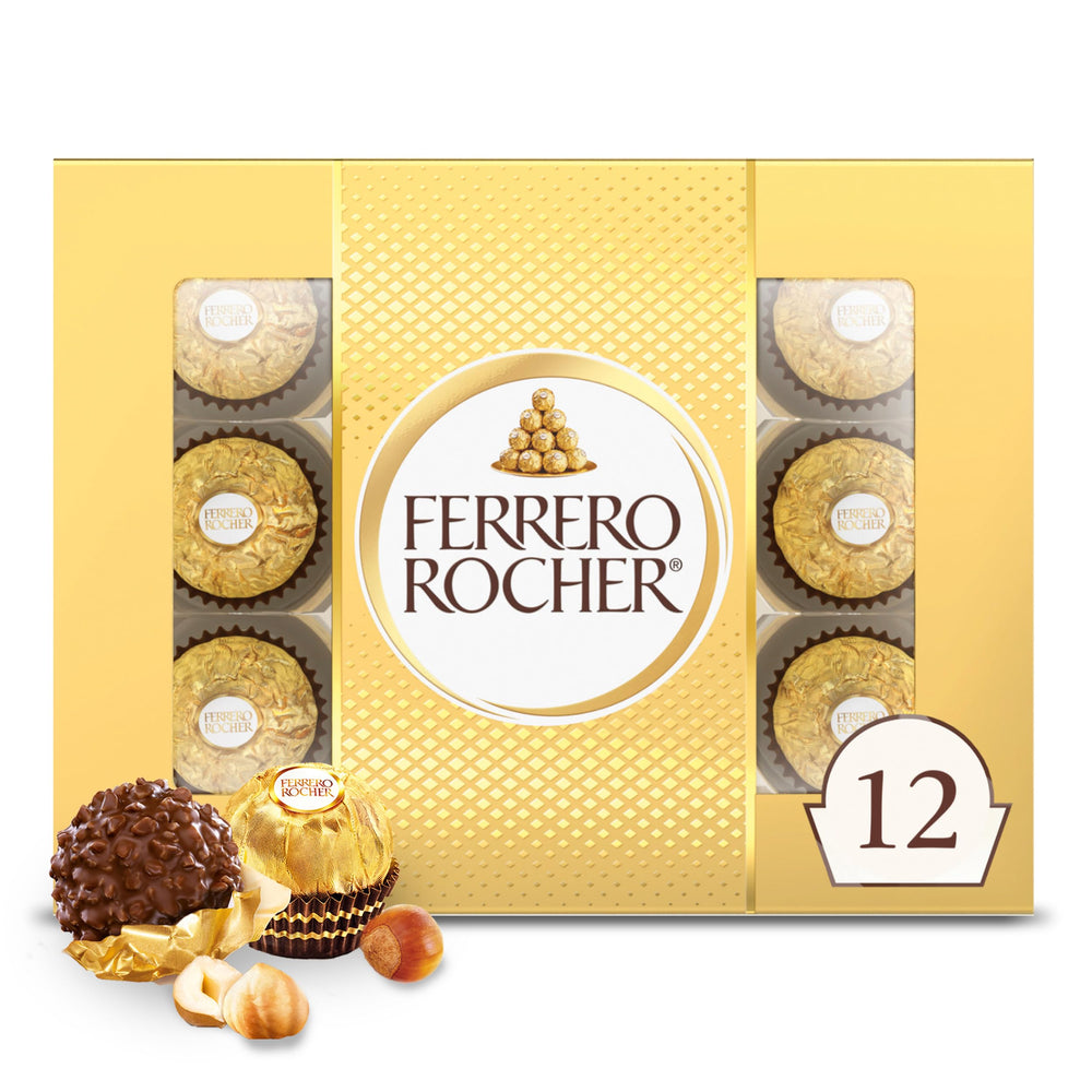 Ferrero Rocher golden-wrapper chocolates highlight premium gift appeal