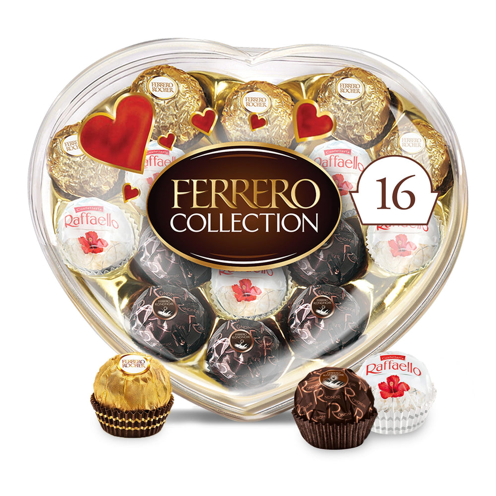 Ferrero Rocher heart gift box with 16 chocolates for Valentine gifting