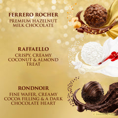 Ferrero Rondnoir dark chocolate confections with intense cocoa.