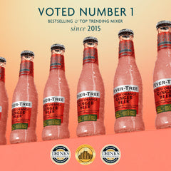 Fever-Tree Blood Orange Ginger Beer setup at a party—perfect for entertaining.