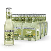 Fever-Tree Ginger Beer bottle pour, ideal as a premium cocktail mixer.