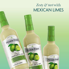 Fever-Tree Margarita Mixer six-pack display arranged for entertaining.