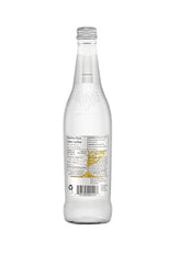 Fever-Tree tonic water glass with lime for a refreshing gin and tonic.