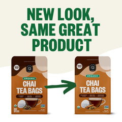 FGO Organic Chai tea bags made with Abaca hemp fiber for clean brewing