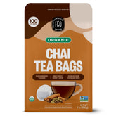 FGO Organic Chai Tea bags in California packaging for fresh home brew