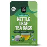 FGO Organic Nettle Tea bags in eco-friendly packaging for a caffeine-free daily ritual