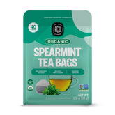 FGO Organic Spearmint Tea packaging from California preserves freshness.