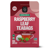 FGO red raspberry leaf tea bags in package preserving freshness for daily brewing