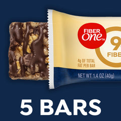 Fiber One Chewy Bars inside view showcasing oats and chocolate for a hearty snack