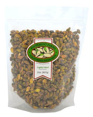 Fiddyment Farms pistachio kernels in a resealable bag, ready for fresh snacking.