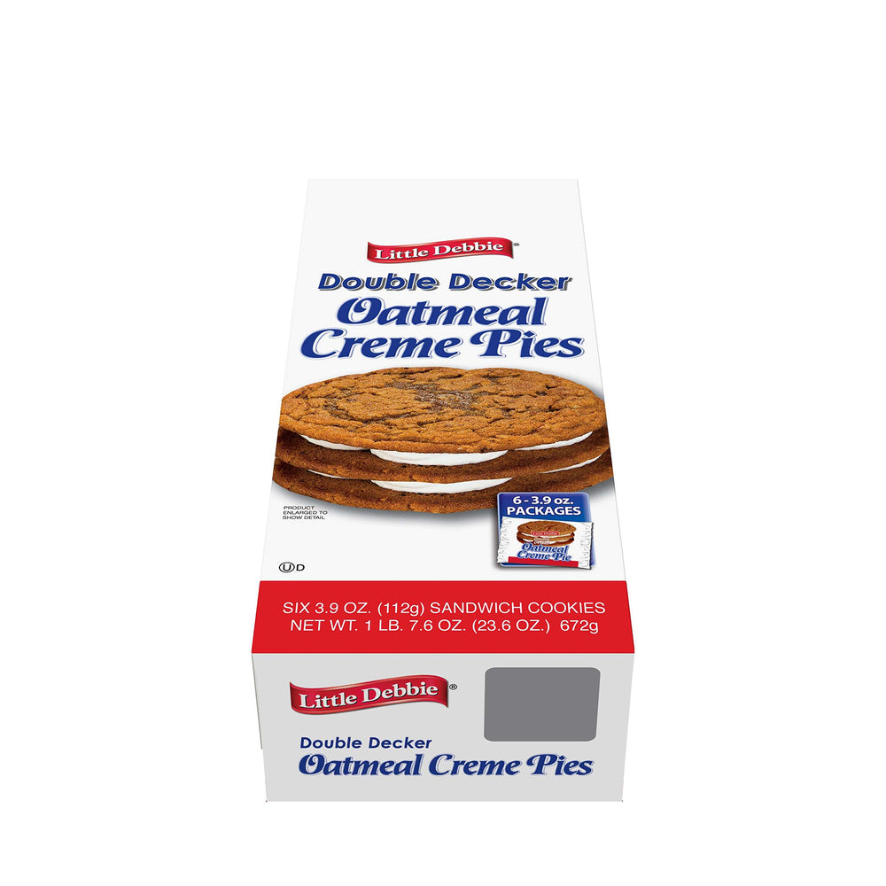 Fieldstone Little Debbie Oatmeal Double Decker Rounds packaged six-count for grab-and-go snacking
