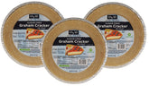 FIFTY 50 sugar-free graham cracker pie crust pack 3 for fruit fillings and light desserts.