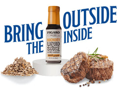 Figaro Hickory Liquid Smoke dash on chicken to boost hickory aroma.