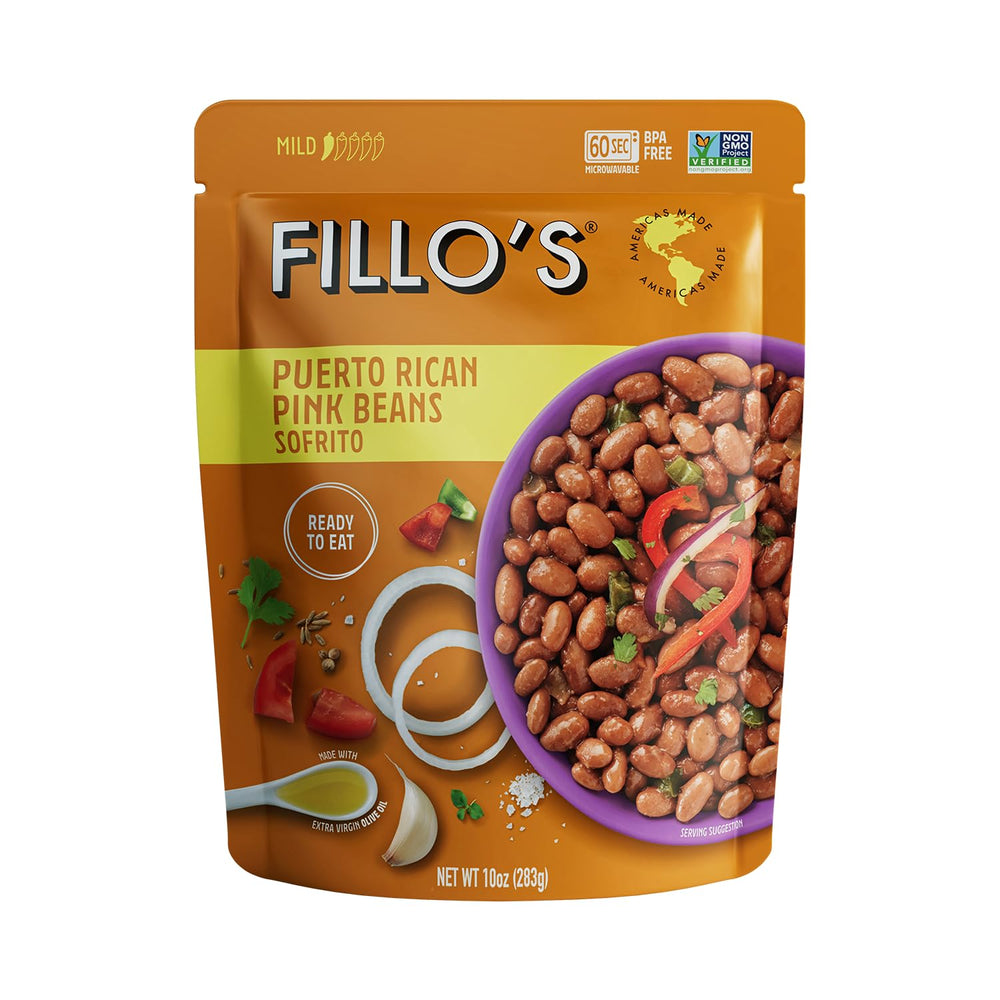 Fillo's Puerto Rican pink beans and sofrito can for quick weeknight meals.