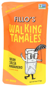 Fillos Tamale Wlk Bone Salsa Habenero bottle showcases premium ingredients for bold flavor