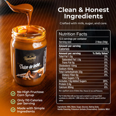 Filomena's Dulce de Leche spread on toast, rich caramel flavor.