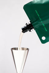 Dirty martini crafted with Filthy Olive Brine balanced flavor
