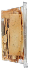 Firehook Cracker Garlic Thyme texture close-up showing crisp, golden crackers.