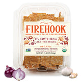 Firehook Everything Like the Bagel Crackers boxed front, ideal for entertaining guests