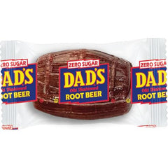 FirstChoiceCandy Root Beer Barrels close-up sugar-free label highlighting zero sugar.