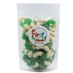 FirstChoiceCandy gummy rings on a tray show versatile decorating use.