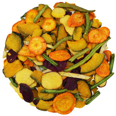 FirstChoiceCandy Vegetable Chips: mixed veggies slices, crisp and savory snack